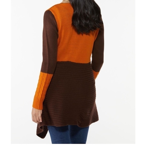 Cato’s Fashion Shawl Collared Cardigan fall color sweater cardigan size Large - Picture 3 of 12